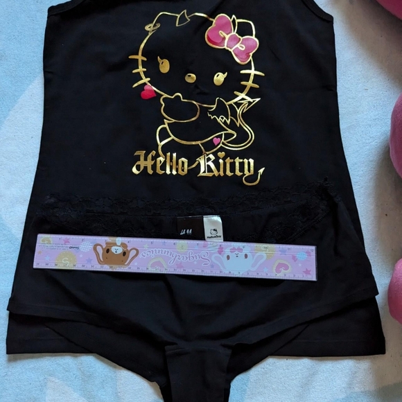 hello kitty h&m tank top + the bottoms size M - Picture 7 of 7